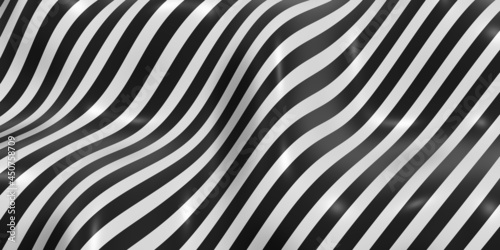 zebra pattern swaying wave background 3D illustration © nana