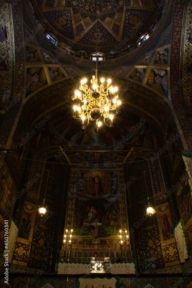 interior of the church