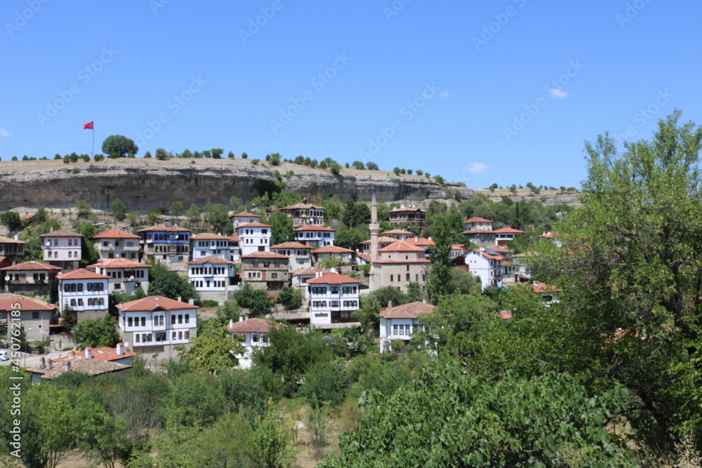 Traditional ottoman houses in Safranbolu is district of Karabuk province in the black sea region of Turkey.