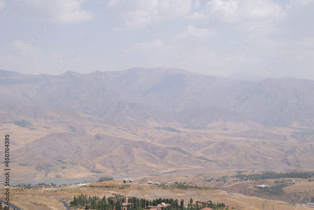 Fototapeta premium landscape with mountains