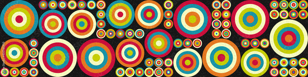 Fototapeta premium Abstract Geometric Pattern generative computational art illustration