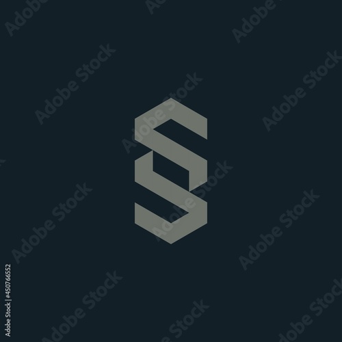 Wallpaper Mural Letter SS logo design inspiration vector template Torontodigital.ca