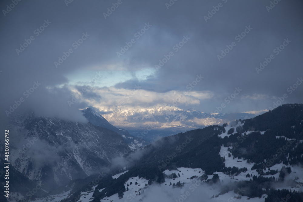  Mountain landscape silvretta montafon