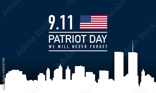 Patriot Day Background Design. Vector Illustration.