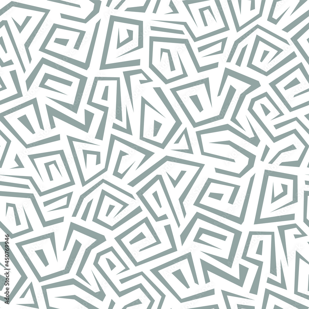 Seamless pattern with safari geometric ornament. Abstract modern endless texture background. Vector illustration.