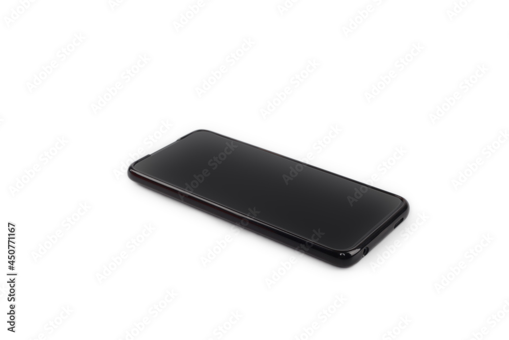 Smartphone isolated on white with blank screen. Mobile phone isolated on white background with clipping path. Black modern smartphone isolated on white background. Smartphone isolated on white with blank screen. Mobile phone isolated on white background with clipping path. Black modern smartphone isolated on white background.