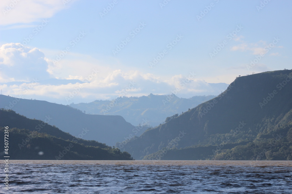 lake in the mountains