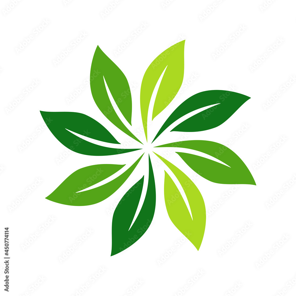 Green leaf logo Green leaf logo