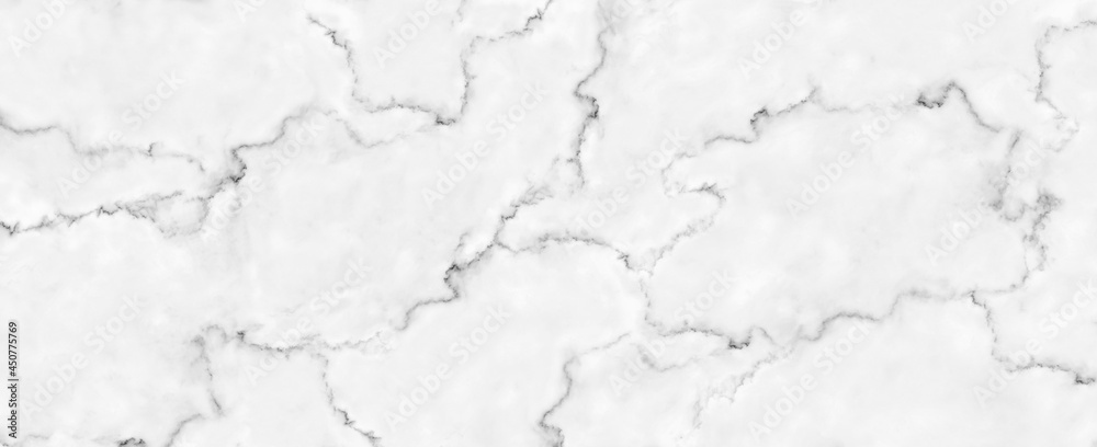 Obraz premium Panorama natural white marble stone texture for background or luxurious tiles floor and wallpaper decorative design.Marble with high resolution.