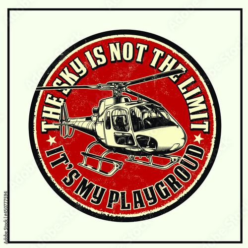 THE SKY IS NOT THE LIMIT IT'S MY PLAYGROUD RETRO TIN SIGNS photo
