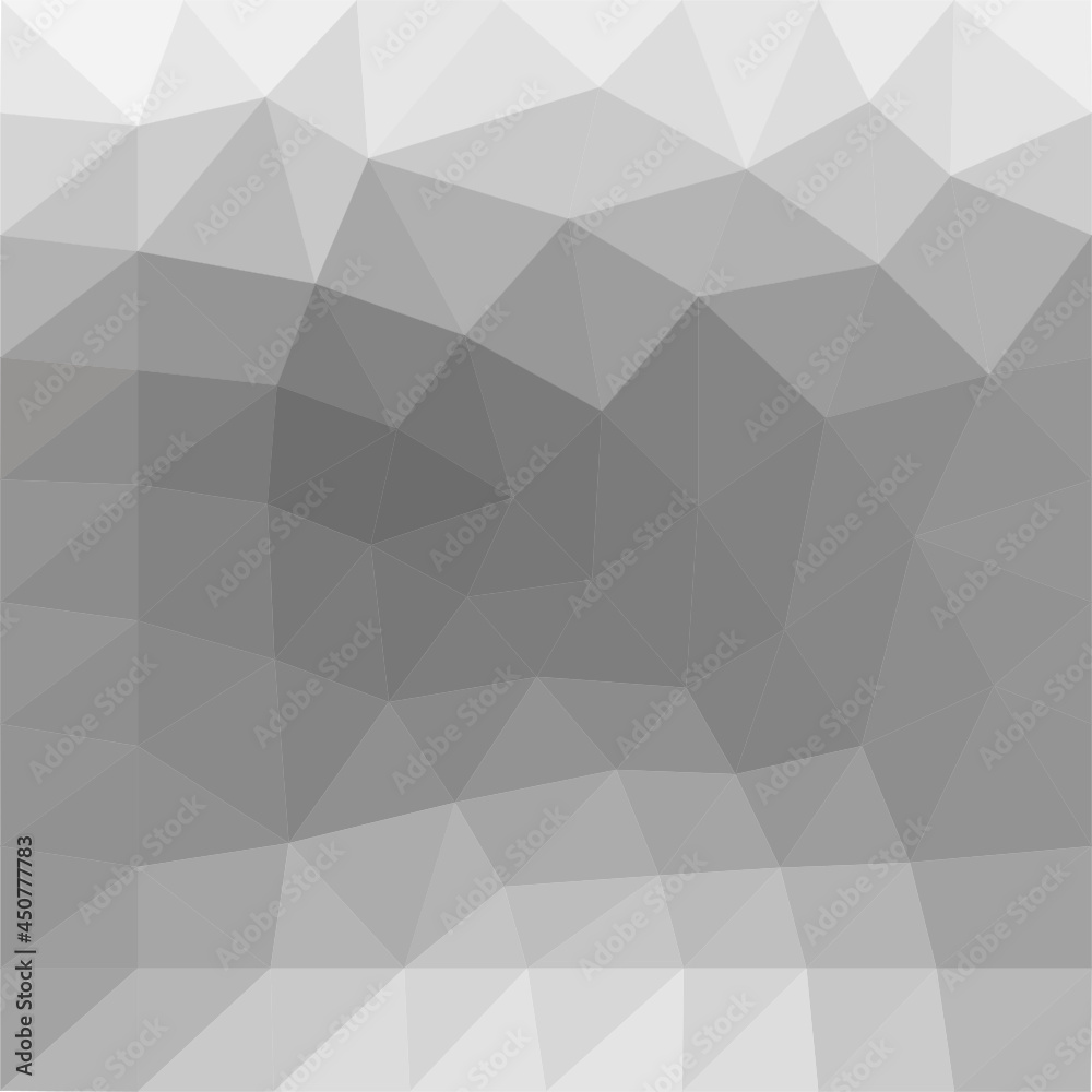 Black and white duo tone vector in triangles gradation, for cover design and background illustration Black and white duo tone vector in triangles gradation, for cover design and background illustration