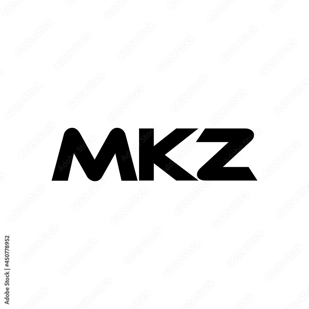 MKZ letter logo design with white background in illustrator, vector logo modern alphabet font overlap style. calligraphy designs for logo, Poster, Invitation, etc.