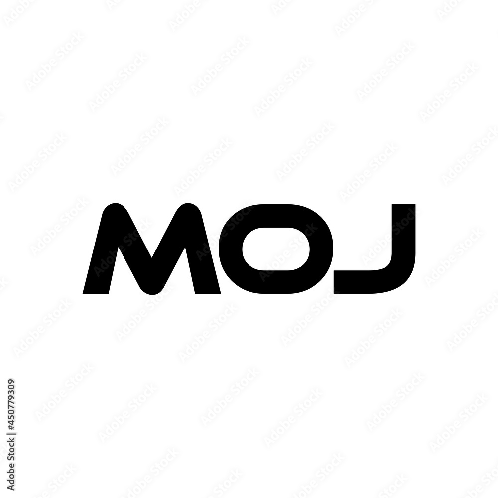 MOJ letter logo design with white background in illustrator, vector logo modern alphabet font overlap style. calligraphy designs for logo, Poster, Invitation, etc. MOJ letter logo design with white background in illustrator, vector logo modern alphabet font overlap style. calligraphy designs for logo, Poster, Invitation, etc.
