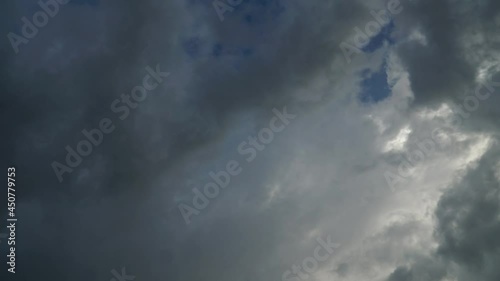 SkyTimelap Blue sky background with clouds
