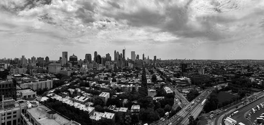 Clouds hang over Downtown Brooklyn