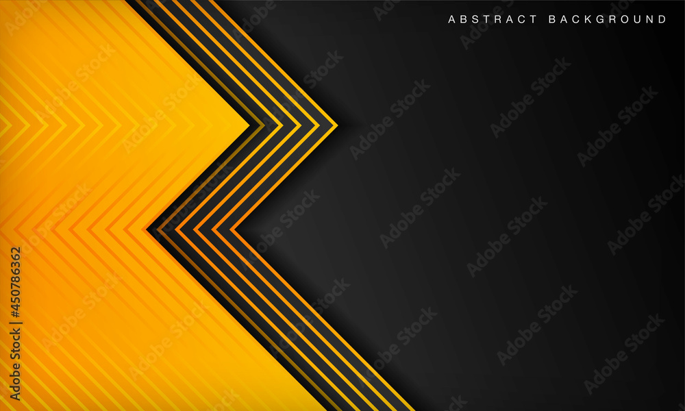 Contrast yellow black corporate lines background. Vector tech geometric design. Contrast yellow black corporate lines background. Vector tech geometric design.