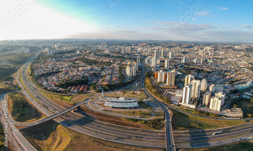 Jundiai city, Brazil, Anhanguera highway. 2021 photo