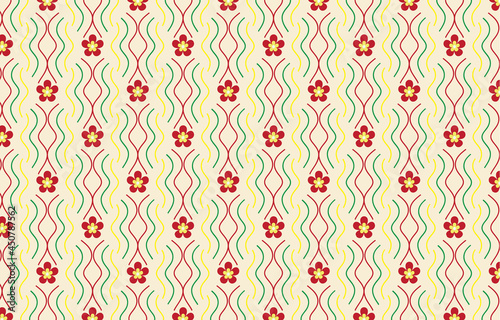 Geometric ethnic pattern. seamless geometric pattern. seamless pattern. figure tribal embroidery. Design for fabric, curtain, carpet, batik, fabric, folk pattern.