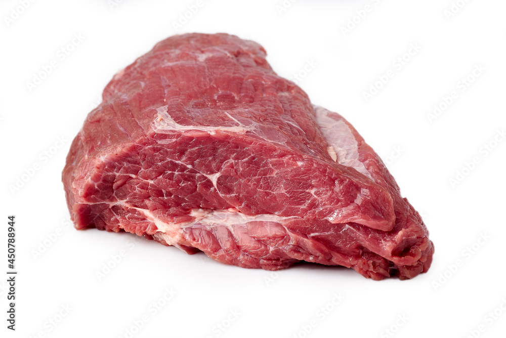 Fresh beef fillet, isolated on a white. Fresh beef fillet, isolated on a white.