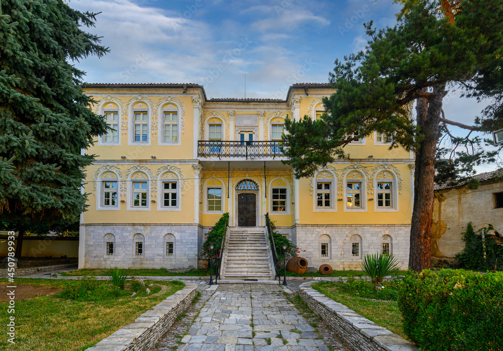 Gotse Delchev, Bulgaria. The history museum and monument of Vasil Levski