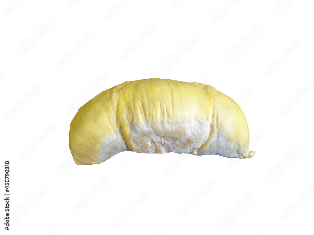 Durian isolate with white background