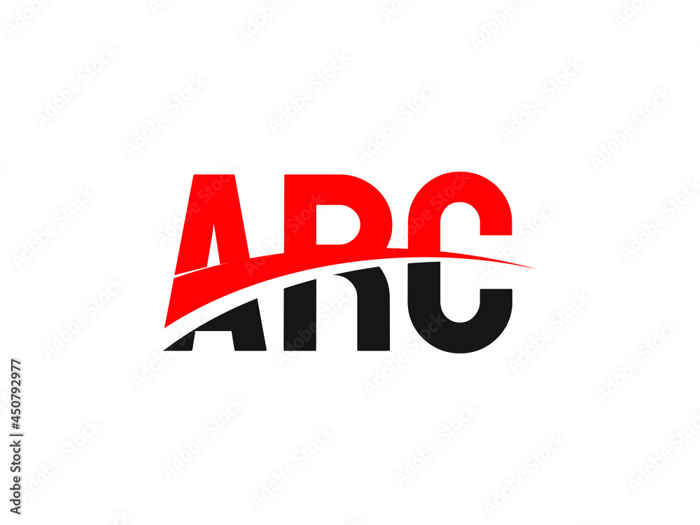 Fototapeta premium ARC Letter Initial Logo Design Vector Illustration