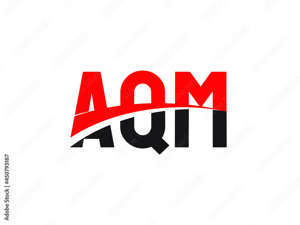 AQM Letter Initial Logo Design Vector Illustration AQM Letter Initial Logo Design Vector Illustration