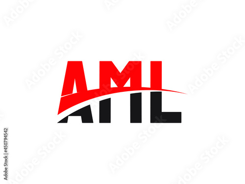 AML Letter Initial Logo Design Vector Illustration