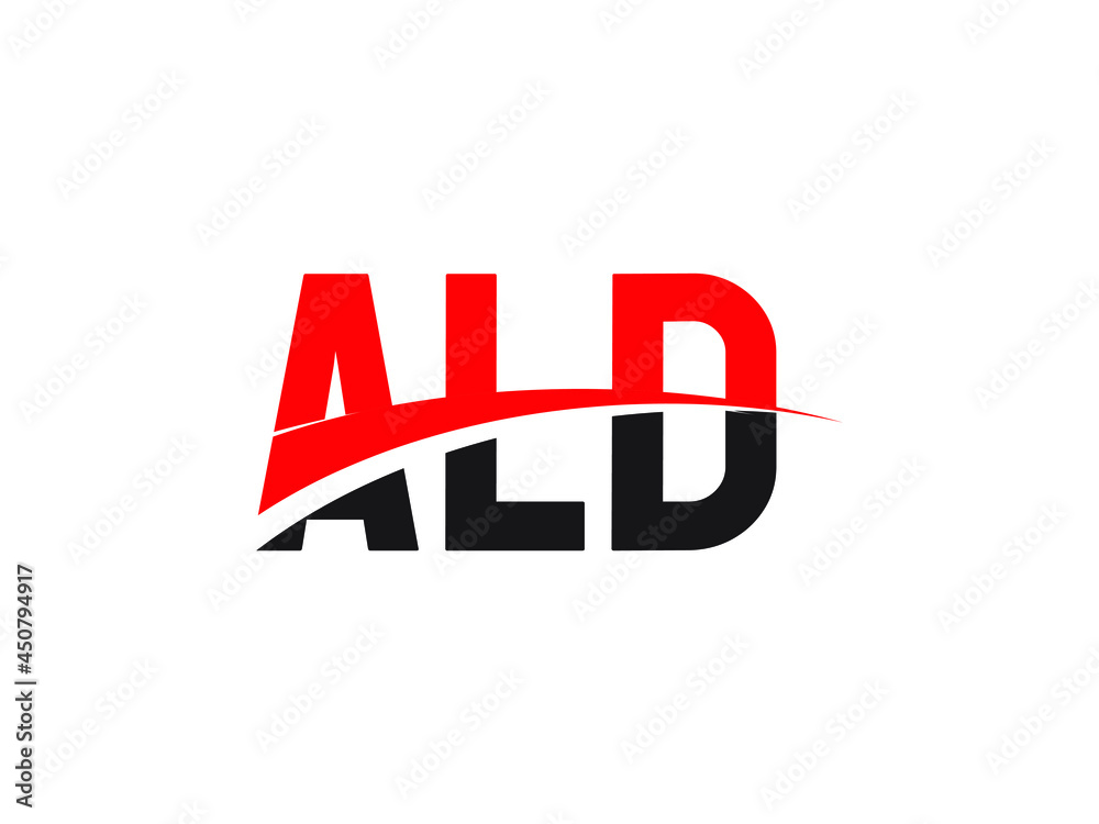 Obraz premium ALD Letter Initial Logo Design Vector Illustration