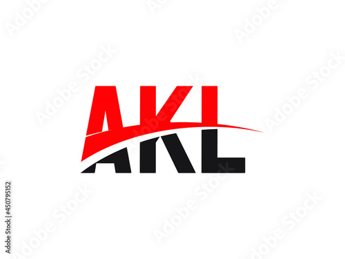 AKL Letter Initial Logo Design Vector Illustration photo