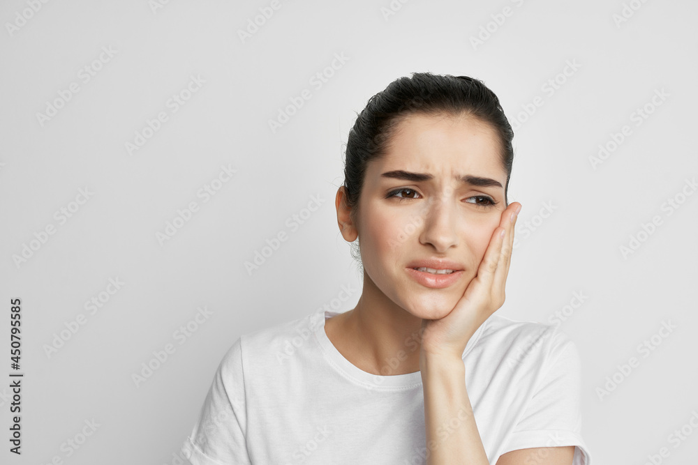 woman with toothache holding face medicine dentistry woman with toothache holding face medicine dentistry