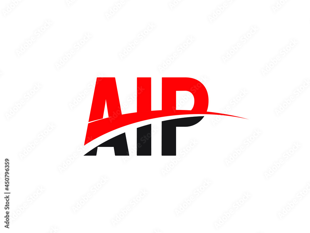 Obraz premium AIP Letter Initial Logo Design Vector Illustration