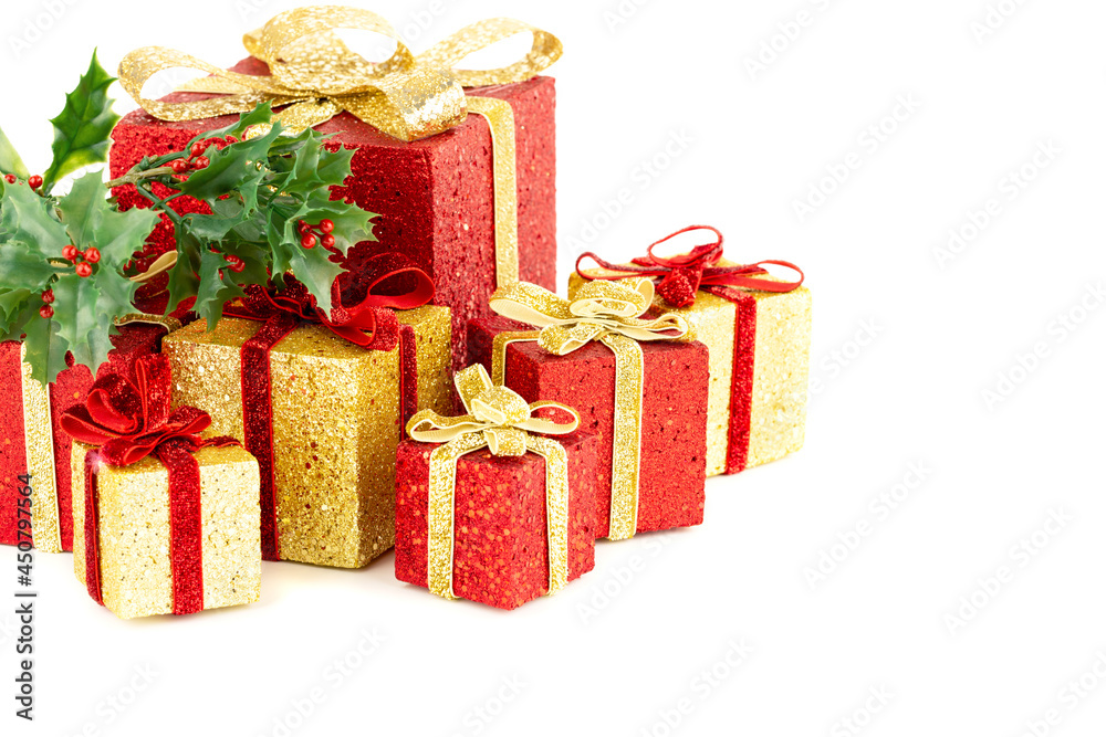Obraz premium christmas gift boxes