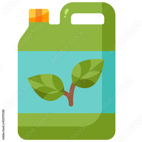 eco fuel flat icon
