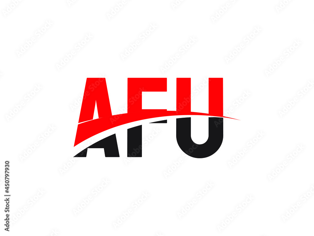 AFU Letter Initial Logo Design Vector Illustration AFU Letter Initial Logo Design Vector Illustration