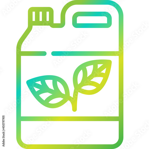 eco fuel gradient icon
