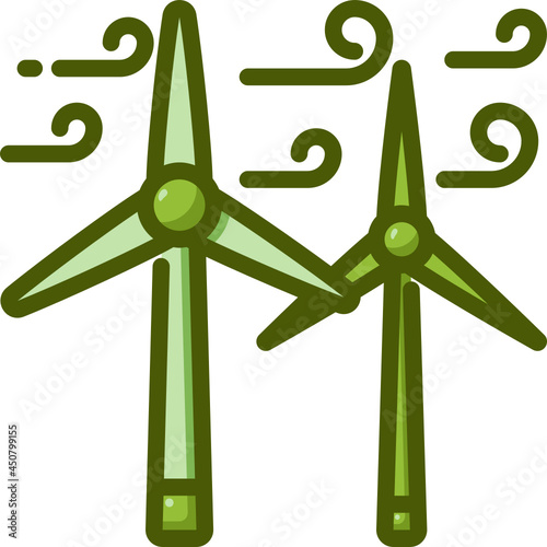windmills Two Tone icon