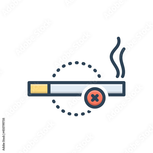 Color illustration icon for consequence 