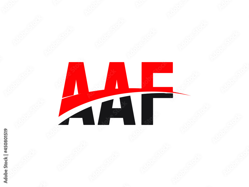 AAF Letter Initial Logo Design Vector Illustration AAF Letter Initial Logo Design Vector Illustration