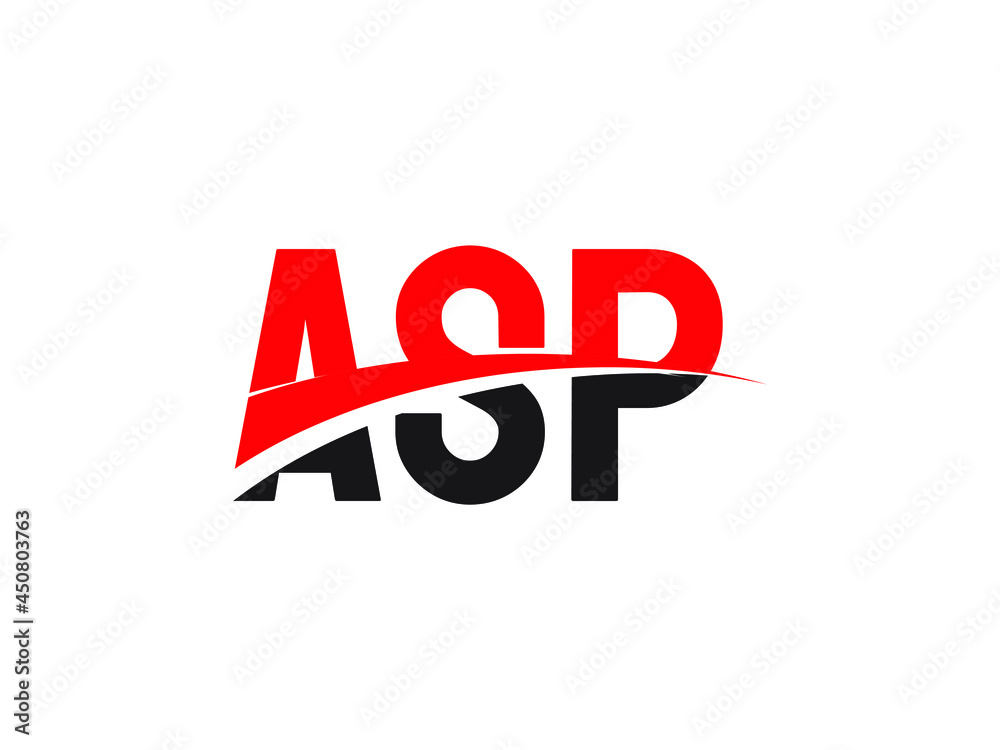 ASP Letter Initial Logo Design Vector Illustration ASP Letter Initial Logo Design Vector Illustration