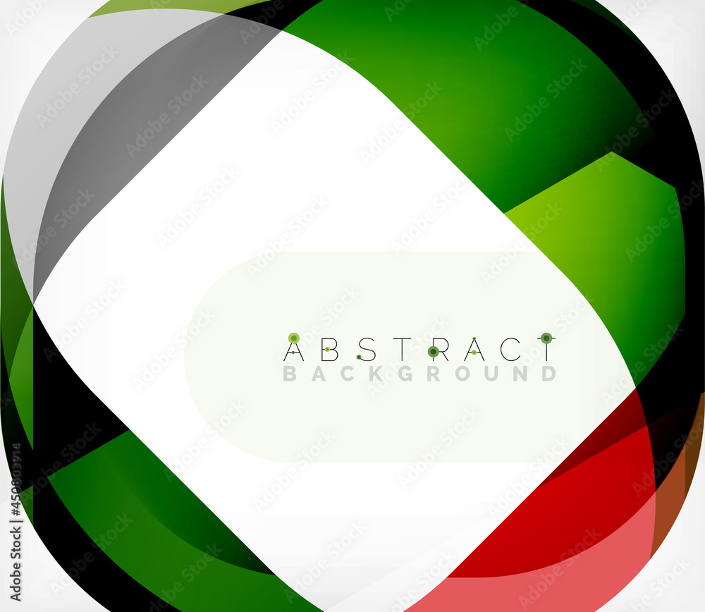 Abstract square shape with overlapping waves, minimal geometric background. Vector Illustration For Wallpaper, Banner, Background, Landing Page Abstract square shape with overlapping waves, minimal geometric background. Vector Illustration For Wallpaper, Banner, Background, Landing Page