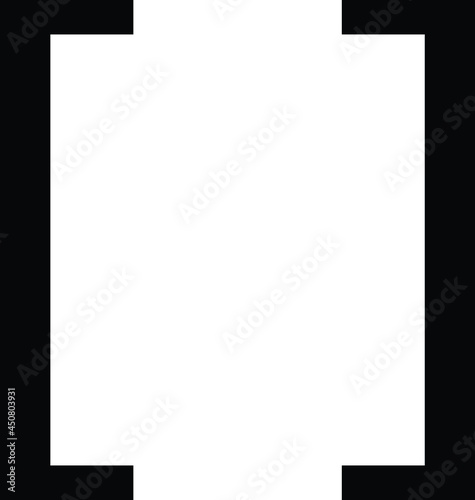 Square  Brackets symbol isolated on white background