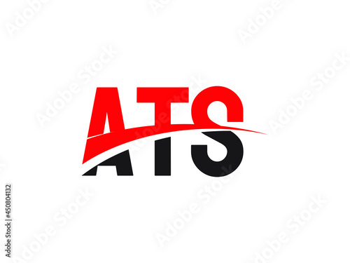 ATS Letter Initial Logo Design Vector Illustration photo