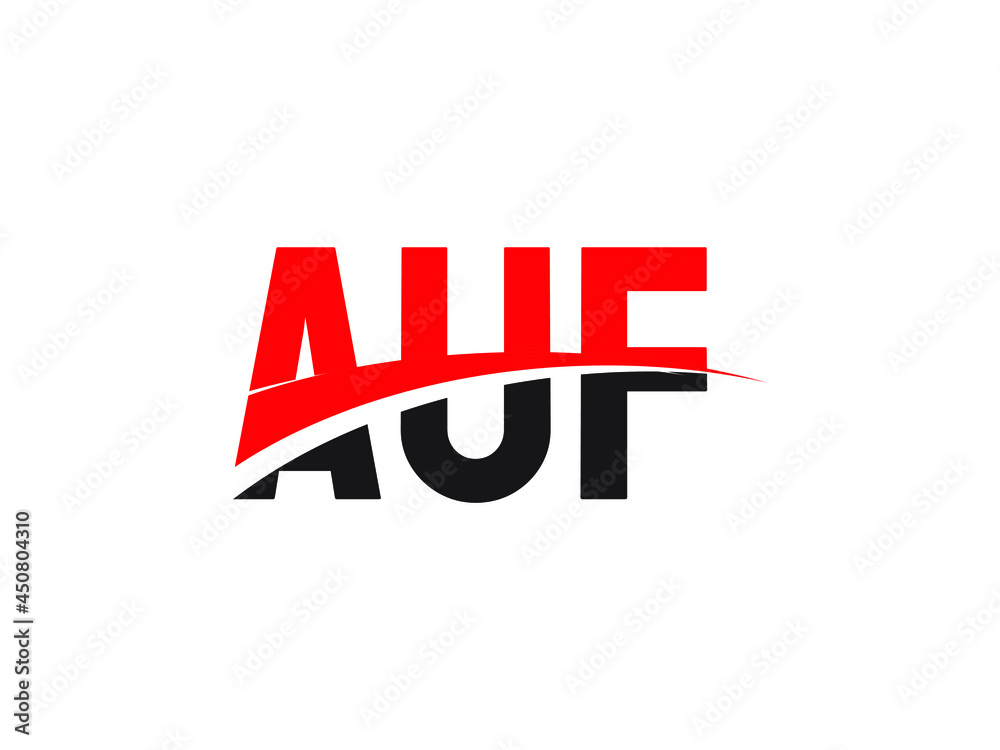 AUF Letter Initial Logo Design Vector Illustration AUF Letter Initial Logo Design Vector Illustration