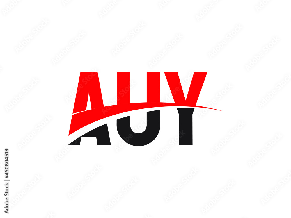 AUY Letter Initial Logo Design Vector Illustration AUY Letter Initial Logo Design Vector Illustration