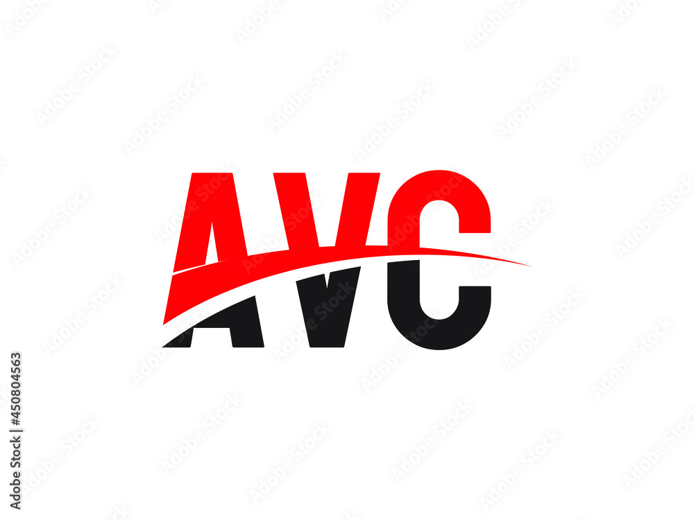 Obraz premium AVC Letter Initial Logo Design Vector Illustration