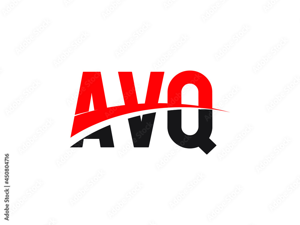 Obraz premium AVQ Letter Initial Logo Design Vector Illustration