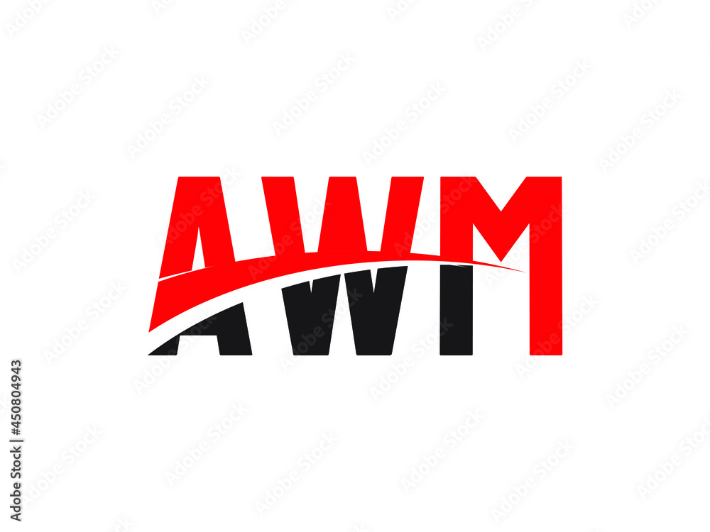 AWM Letter Initial Logo Design Vector Illustration AWM Letter Initial Logo Design Vector Illustration
