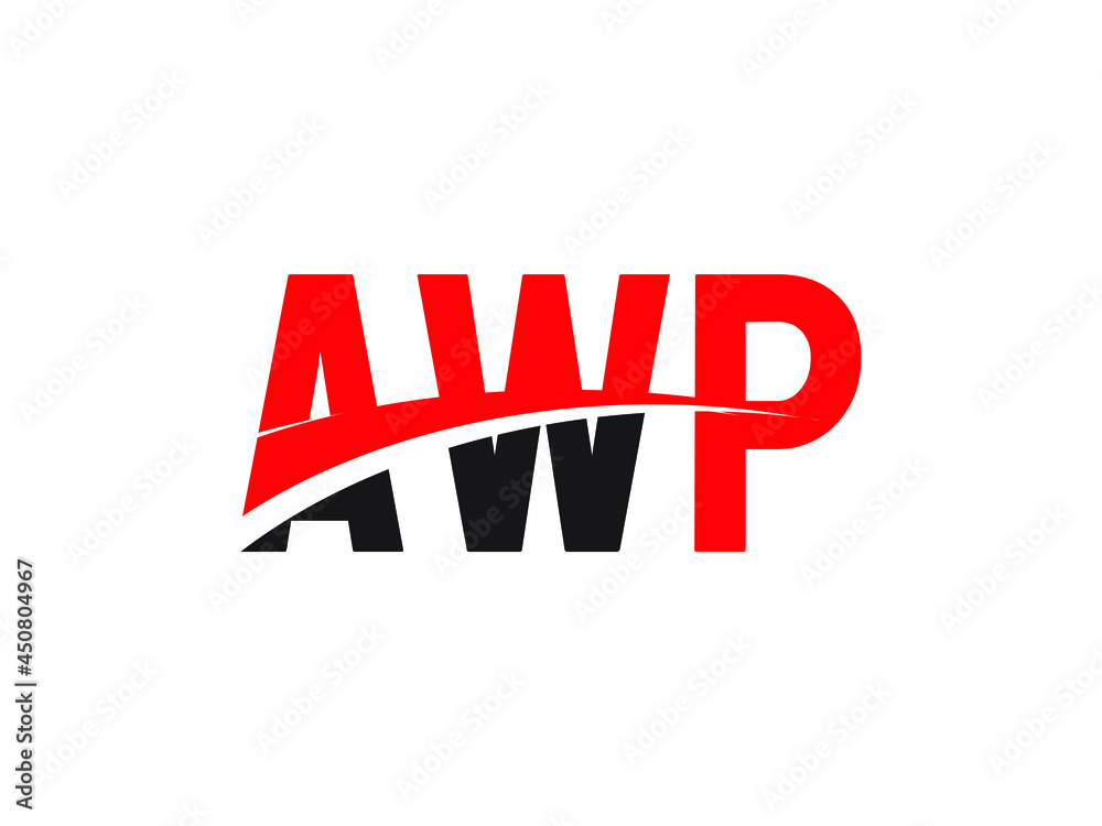 AWP Letter Initial Logo Design Vector Illustration