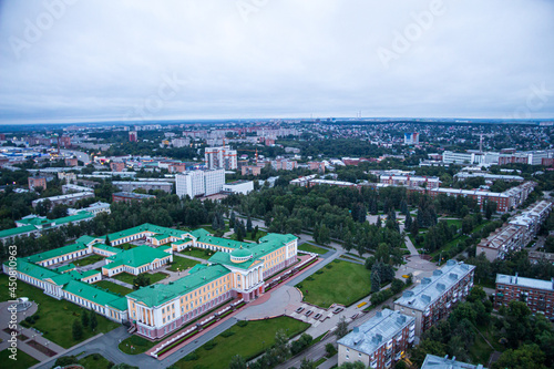 Fototapeta Naklejka Na Ścianę i Meble -  view of the city of Izhevsk from above
